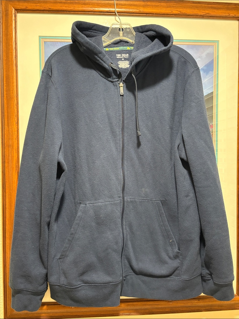 tek gear Navy Full-Zip Hooded Jacket